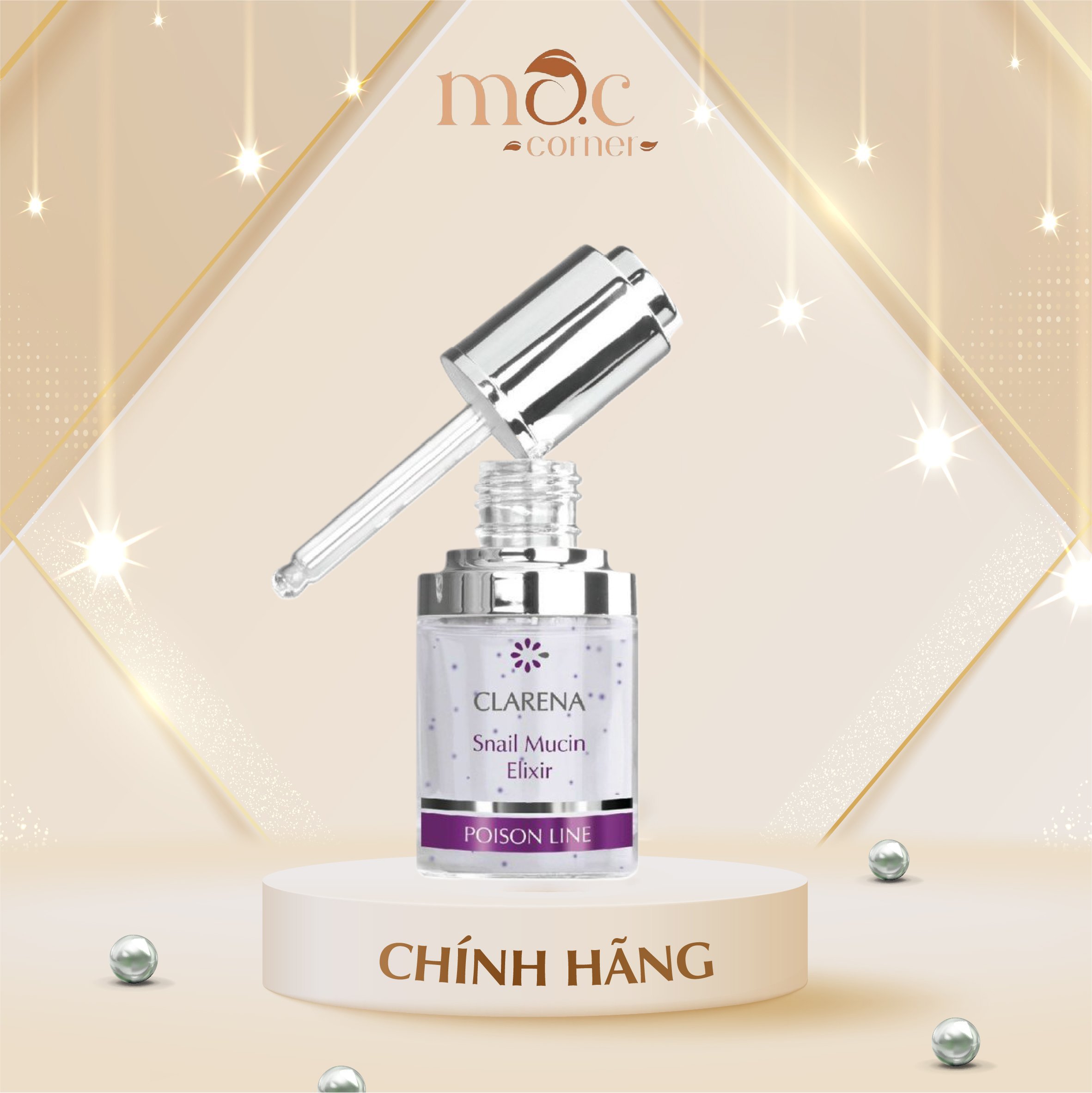 Serum phục hồi Snail Mucin Exilir Clarena