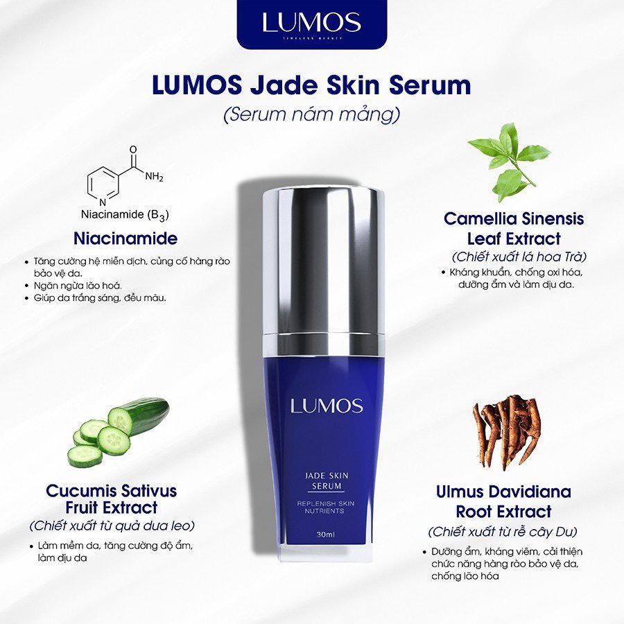 SERUM ỨC CHẾ NÁM LUMOS JADE SKIN 