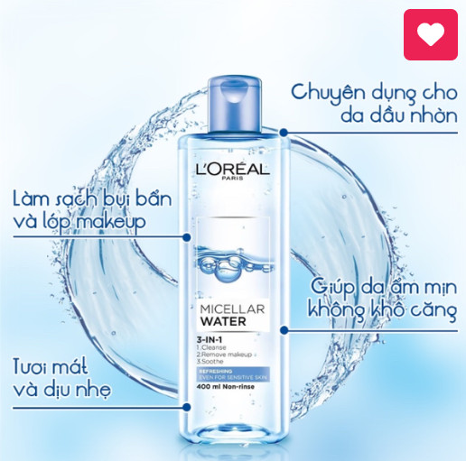 Tẩy trang L'oreal