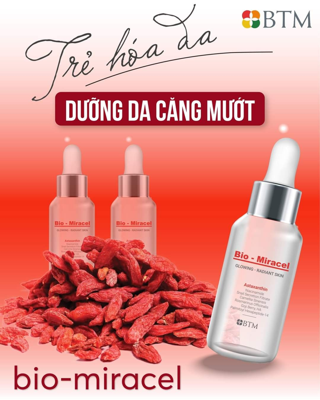 Bio đỏ phục hồi dưỡng trắng