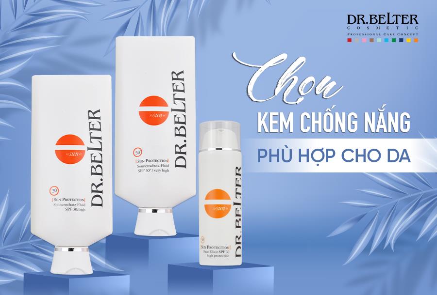 CÁCH LỰA CHỌN KEM CHỐNG NẮNG PHÙ HỢP VỚI DA