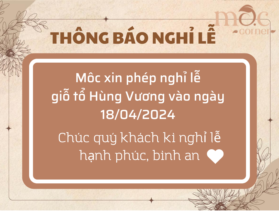 THÔNG BÁO NGHỈ LỄ GIỖ TỔ HÙNG VƯƠNG 2024