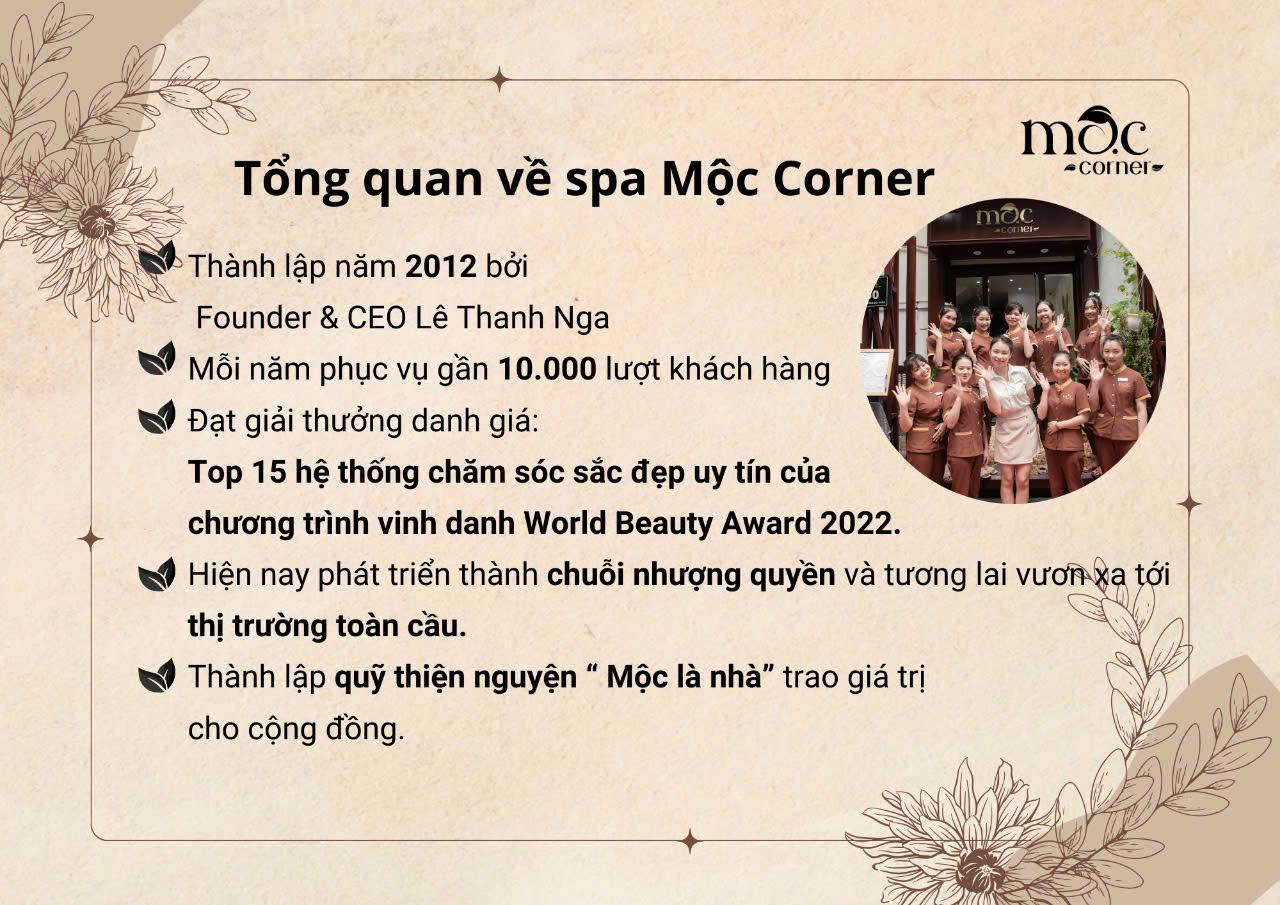 CÂU CHUYỆN THƯƠNG HIỆU CỦA MỘC CORNER 